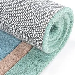 Kinderteppich - Giraffe Hand Tufted Wool Premium (hellblau/mehrfarbig)