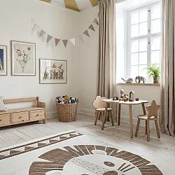 Kinderteppich - Kind Lion (creme/braun)