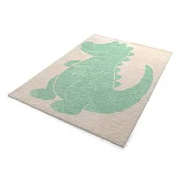 Kinderteppich - Soft Crocodile (creme/grün)