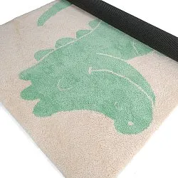 Kinderteppich - Soft Crocodile (creme/grün)