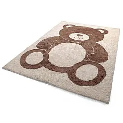 Kinderteppich - Soft Teddybear (creme/braun)