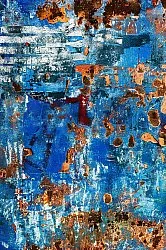 Wilton-Teppich - Rillo (blau)