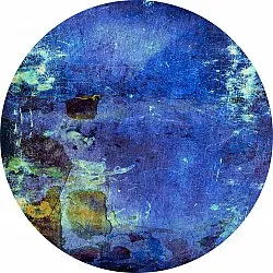 Rund Teppich - Gallo (blau)