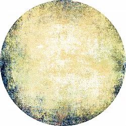 Rund Teppich - Pamplona (blau)