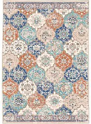 Wilton-Teppich - Bohemia (rosa/blau)