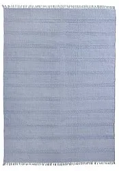 Baumwollteppich - Lilje (blau)