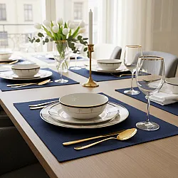 Platzset 2er-Pack - Niva (dunkelblau)