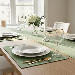 Platzset 2er-Pack - Niva (hellgrün)