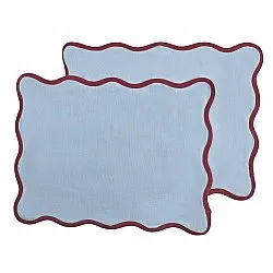Platzset 2er-Pack - Yrsa (blau)