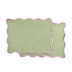 Platzset 2er-Pack - Yrsa (grün)