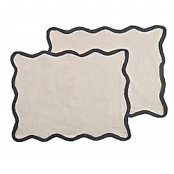 Platzset 2er-Pack - Yrsa (hellbeige)