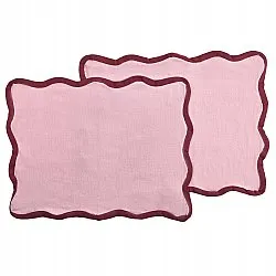 Platzset 2er-Pack - Yrsa (rosa)