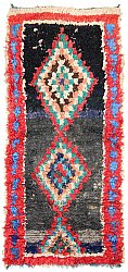 Marokkanischer Berber Teppich Boucherouite 245 x 110 cm