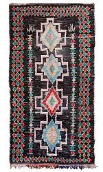 Marokkanische Berber Teppich Boucherouite 310 x 160 cm