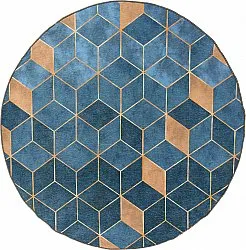 Rund Teppich - Brigooda (hellblau)