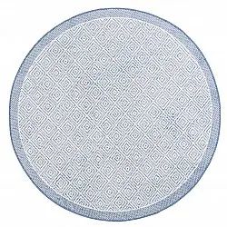 Rund Teppich - Monsaraz (blau)