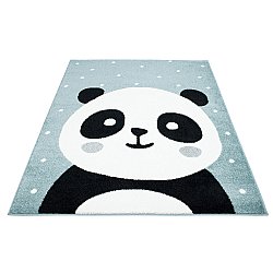 Kinderteppich - Bubble Panda (blau)