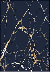Wilton-Teppich - Cesina (schwarz/gold)