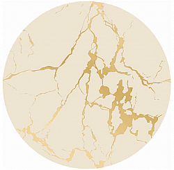 Rund Teppich - Cesina (beige/gold)