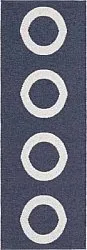 Kunststoffteppiche - Der Horred-Teppich Circus (marineblau)
