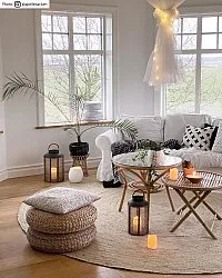 Runde Teppiche - San Francisco (jute)