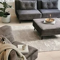 Hochflorteppiche - Aranga Super Soft Fur (grau)