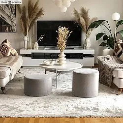Wilton-Teppich - Art Silk (hellgrau/beige)