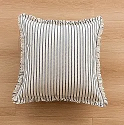 Kissenbezug - Fringed (schwarz)