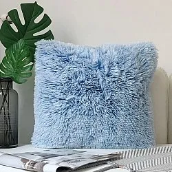 Kissenbezug - Fuzzy (blau)