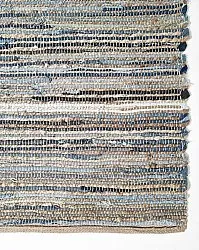 Flickenteppich - Darsi (blau/beige)