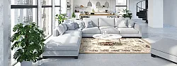 Wilton-Teppich - Delpha (beige/bunt)