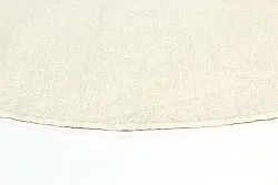 Runde Teppiche - Dhurry (weiß)