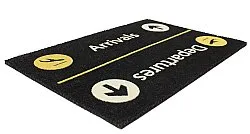 Fußmatte - Airport (schwarz)