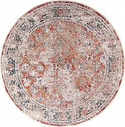 Rund Teppich - Douz (rosa/multi)