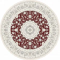 Rund Teppich - Arabella (burgund)