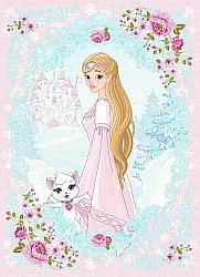 Kinderteppich - Fairytale (rosa/multi)