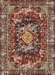 Wilton-Teppich - Idri (rot/multi)