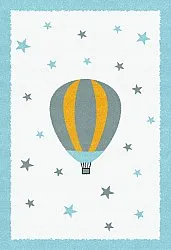Kinderteppich - Alone Balloon (blau)
