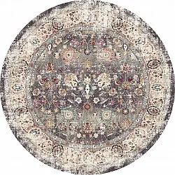 Rund Teppich - Bouhjar (grau/multi)