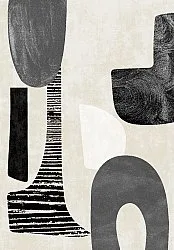 Wilton-Teppich - Suki (beige/schwarz)