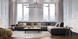 Rund Teppich - Zarzi (beige)