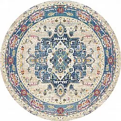 Rund Teppich - Siliana (blau)