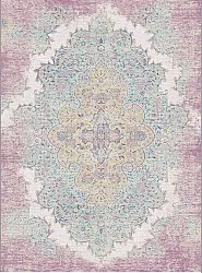 Wilton-Teppich - Badem (rosa/multi)