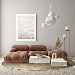 Rund Teppich - Oristano (braun/gold)