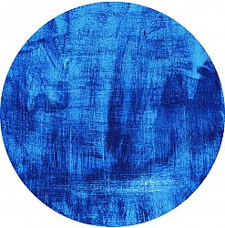 Rund Teppich - Campile (blau)