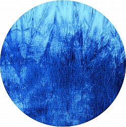 Rund Teppich - Cargese (blau)