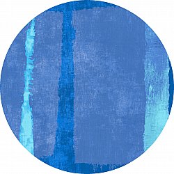 Rund Teppich - Asti (blau)