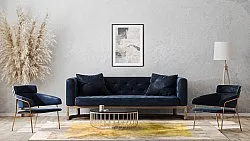 Wilton-Teppich - Budoni (grau/beige/gelb)