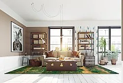 Wilton-Teppich - Cantoria (beige/grün)