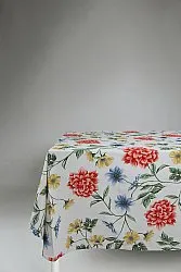 Baumwolltischdecke - Dahlia (rot)